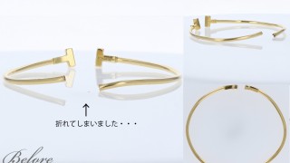 Tワイヤーブレスレット修理　ティファニー修理　Ｔワイヤー修理